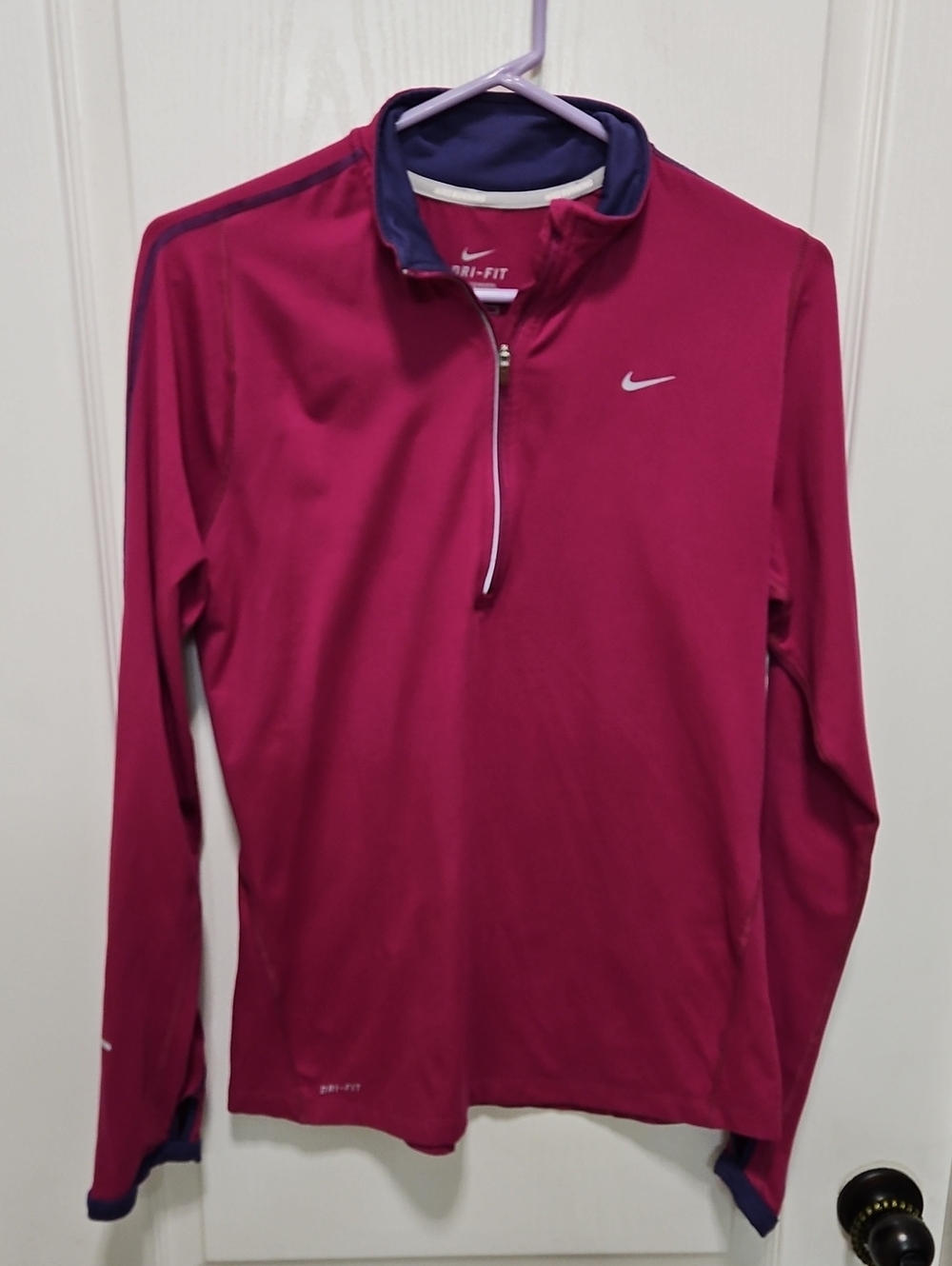 Nike Magenta Womens Quarter Zip